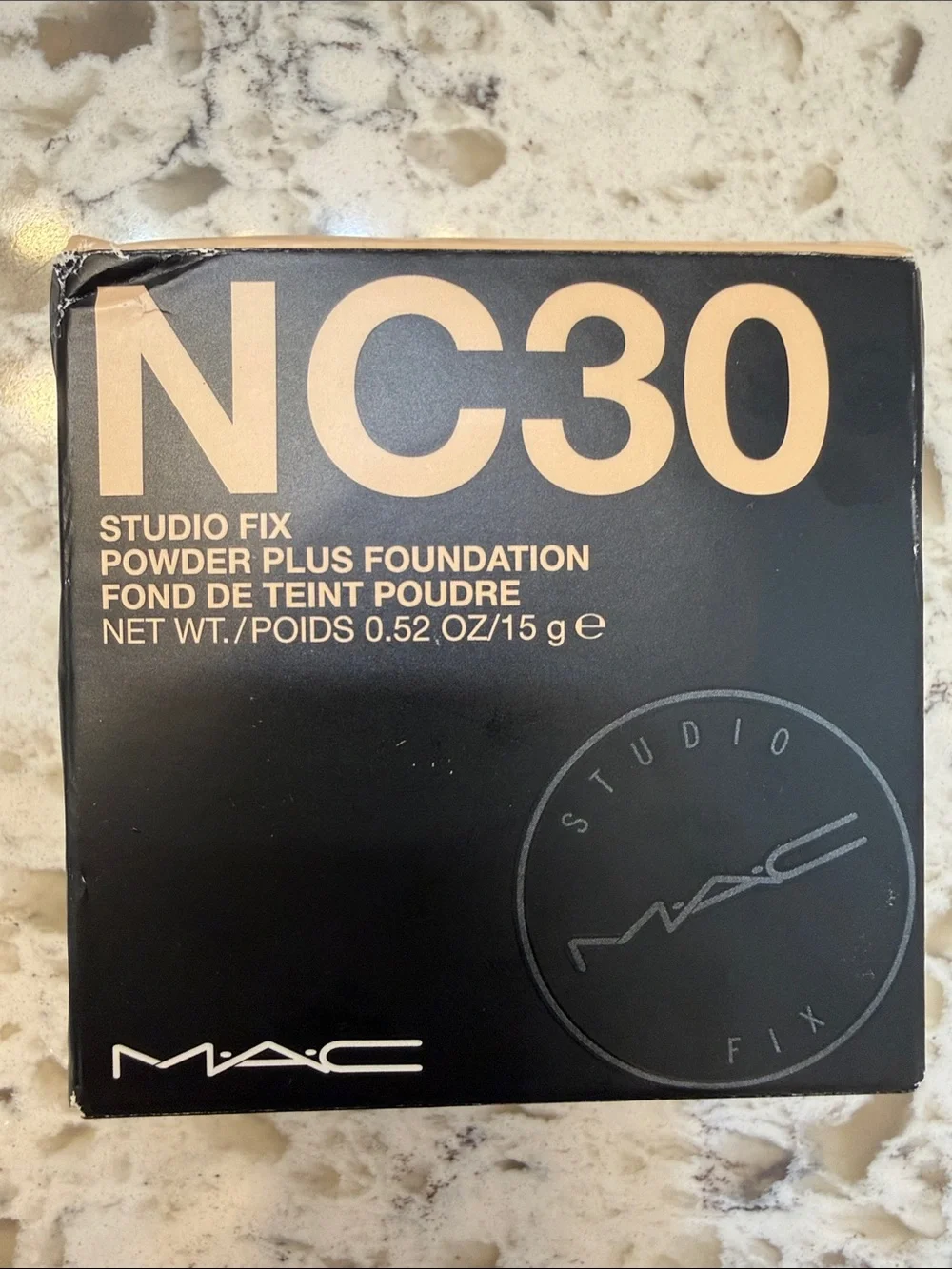 Rare and original MAC Studio Fix Powder Plus Foundation NC30